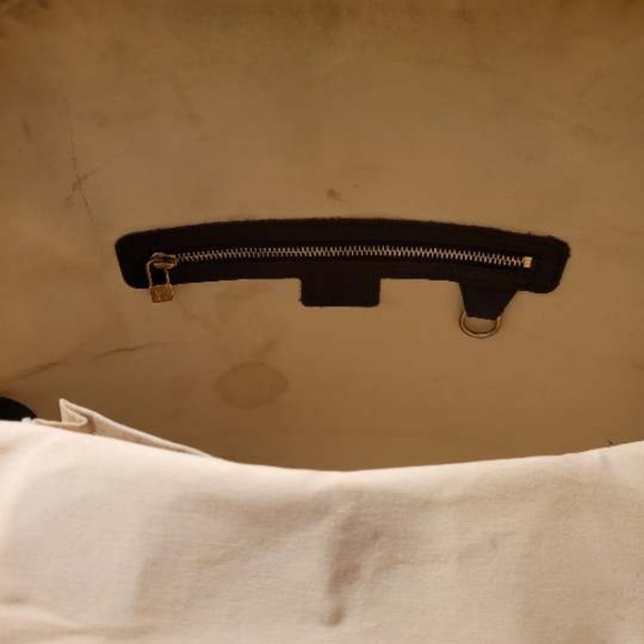 $425EMT Authentic Monogram Mini Lin Alma Haut Tall Domed Satchel Handbag++ - Picture 2 of 12